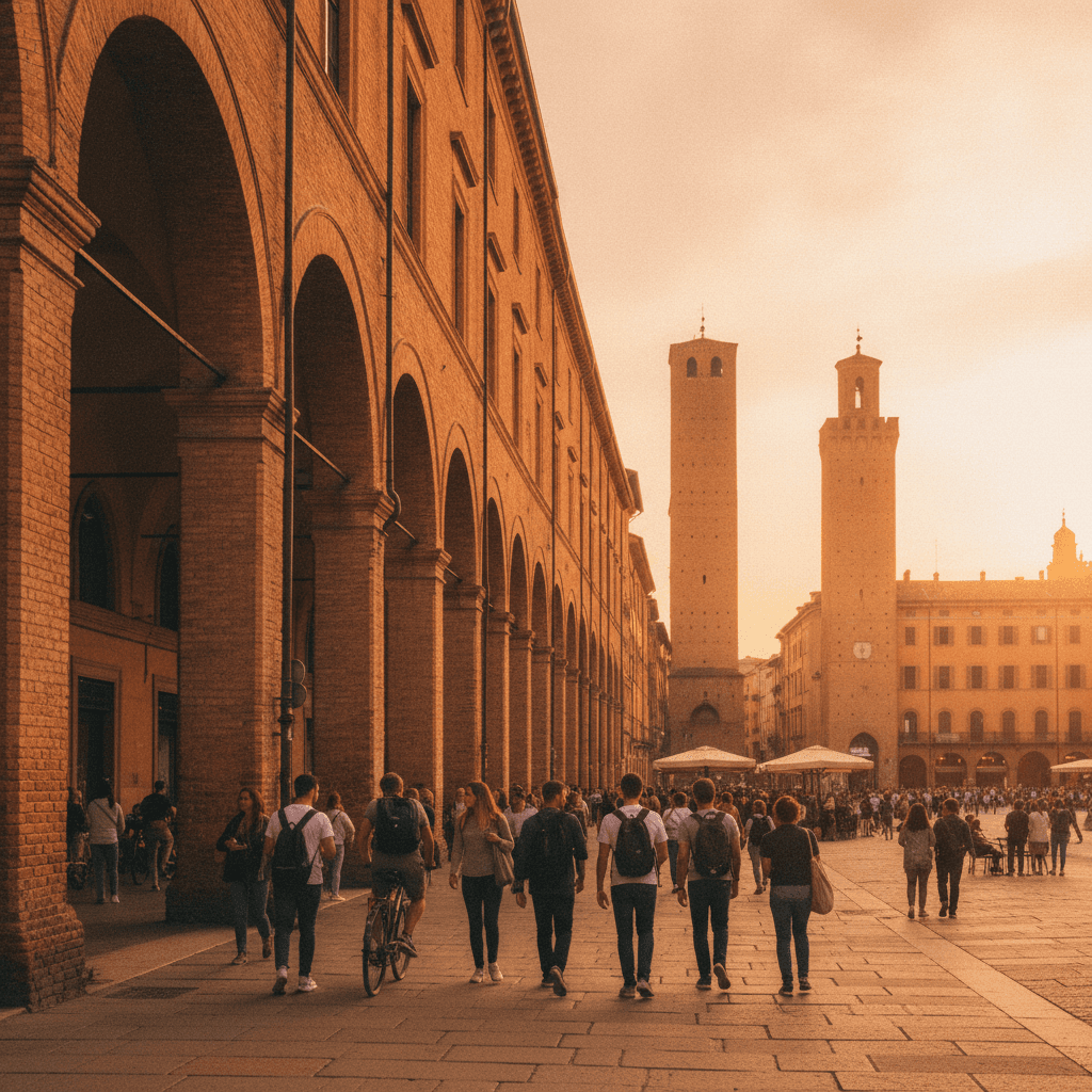 Studente Erasmus a Bologna cerca alloggio studentesco in centro storico vicino università