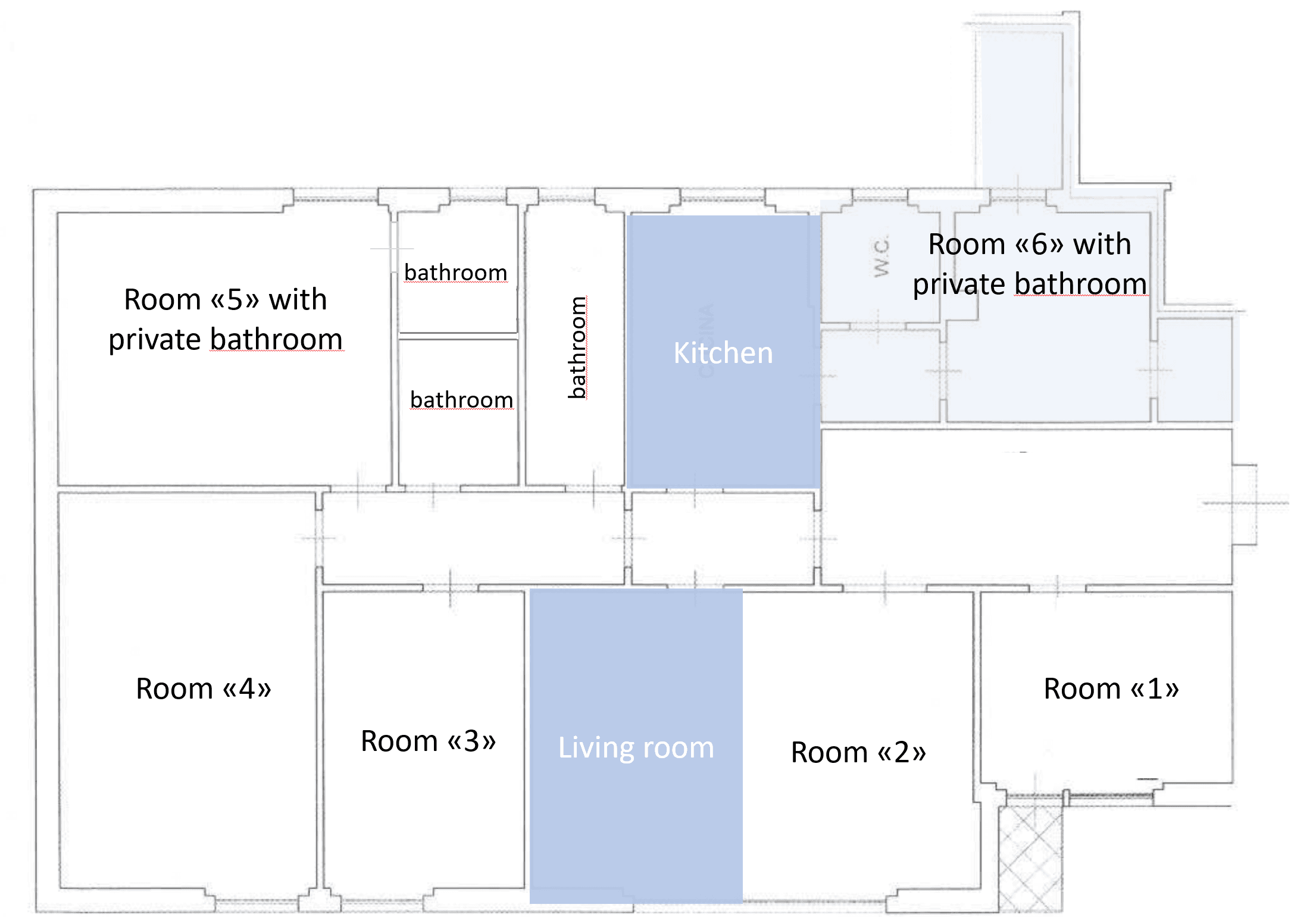 Shared Room in Pisa photo 5