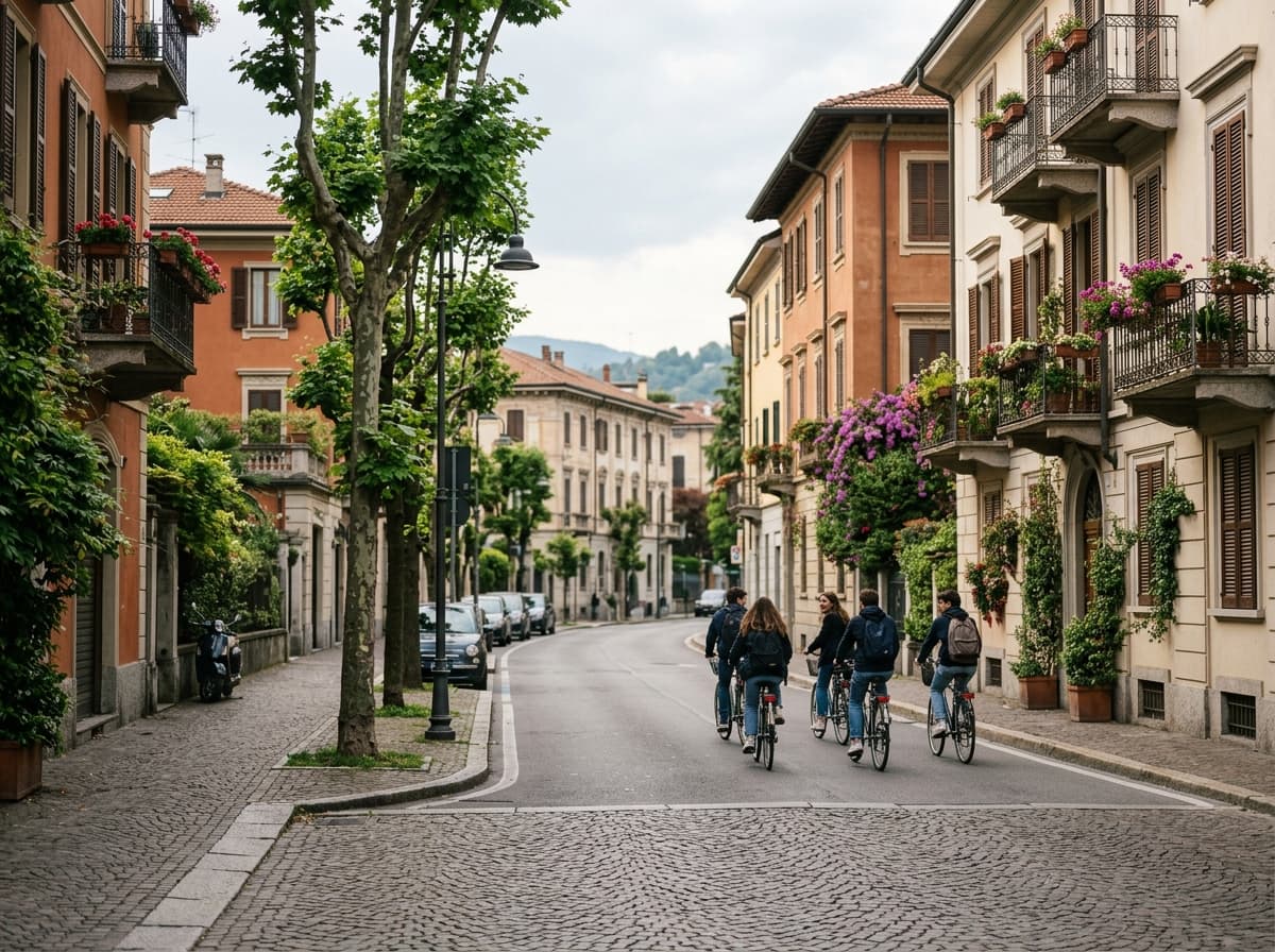 Residential neighbourhood in Varese ideal for university students near Insubria